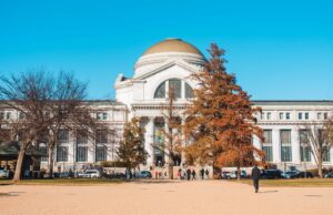 The Smithsonian’s Succession Test Is a Test of Historical Independence The Smithsonian Museum of Natural History in Washington DC under a clear blue sky.