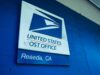 North Carolina’s Medicaid Changes Will Test the Local Systems Behind Coverage Close-up of the United States Post Office sign against a blue wall in Reseda, CA.