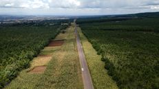 Fresno’s Visitor Tax Test: Who Pays When Rural Services Get More Expensive? Aerial view of scenic road through lush farmland in Tarakea, Kilimanjaro Region, Tanzania.