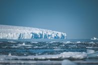 Thwaites Is Not “Doomsday.” The Model Has Changed. A breathtaking view of icebergs floating in polar waters, showcasing nature's icy grandeur.